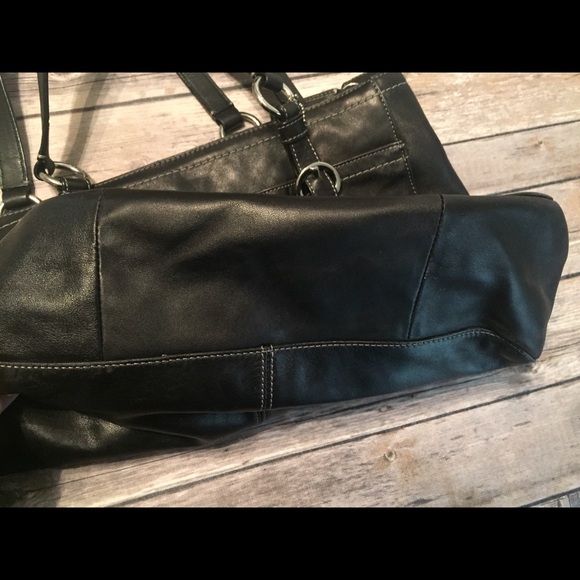Coach purse black leather - Picture 4 of 8